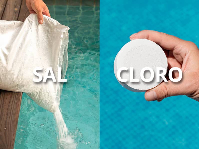 Descubre las diferencias más importantes entre el tratamiento de piscinas con cloro y con sal (cloración salina)