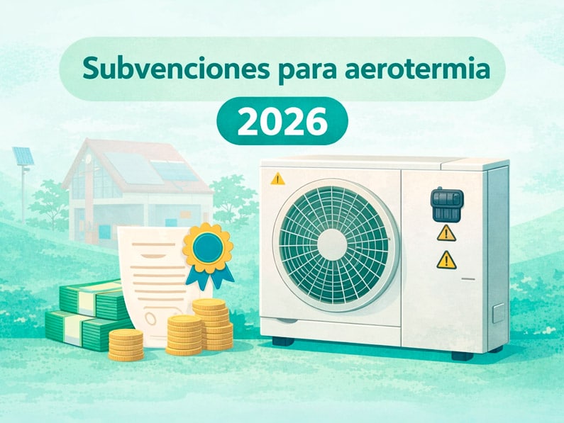 Subvenciones para aerotermia en 2026
